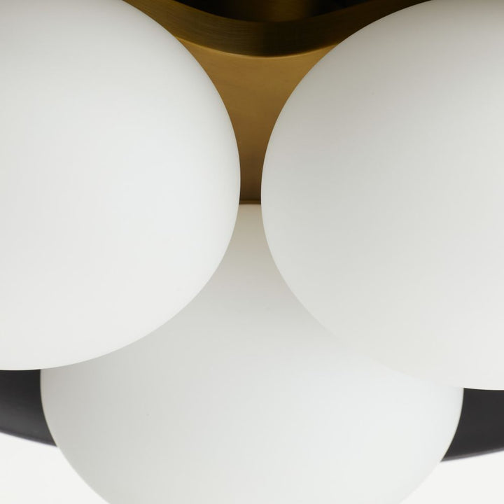 Solenne Large Flush Mount - Black