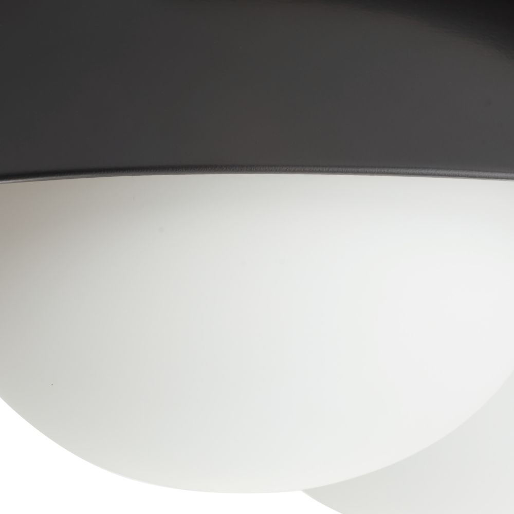 Solenne Large Flush Mount - Black