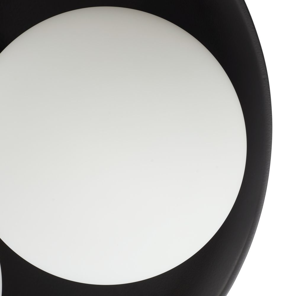 Solenne Large Flush Mount - Black