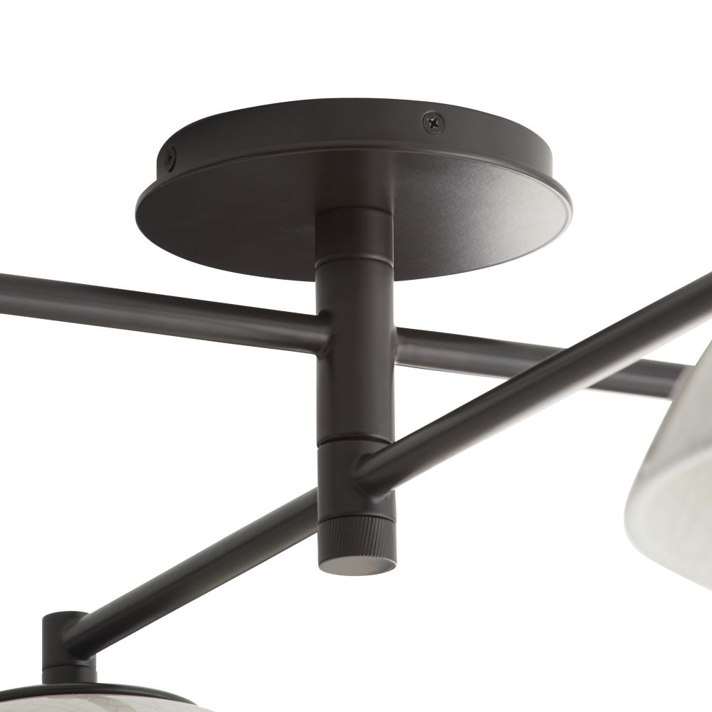 Solenne Multipoint Flush Mount - Black