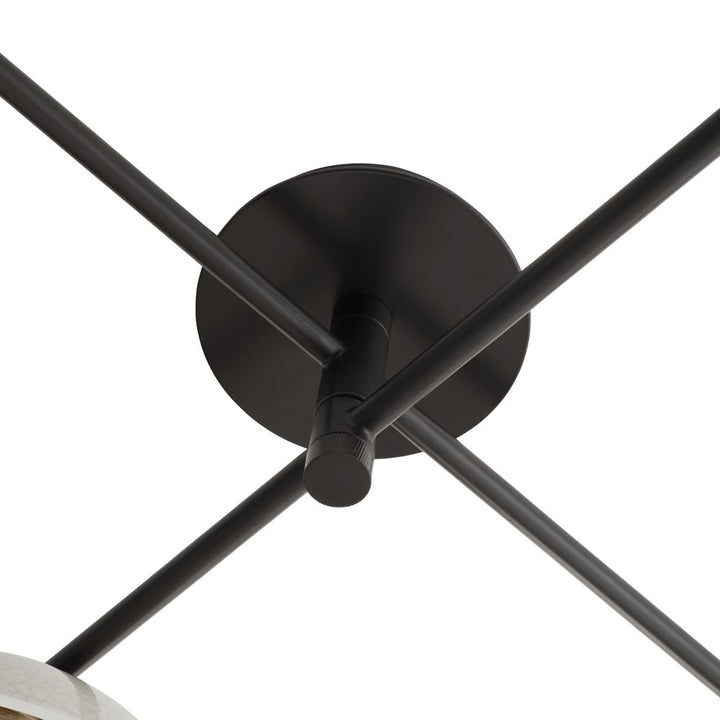 Solenne Multipoint Flush Mount - Black