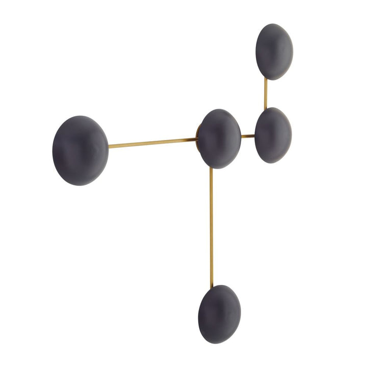 Wall Lighting Solenne Sculptural Sconce - Black