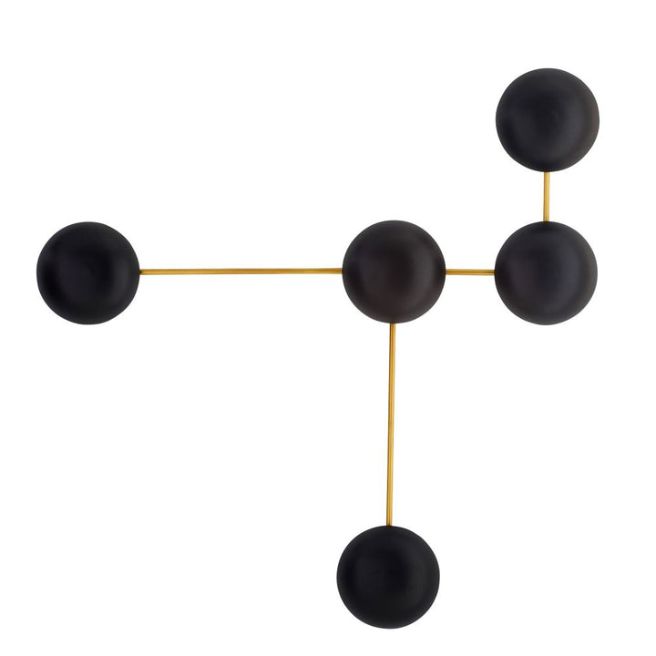 Solenne Sculptural Sconce - Black
