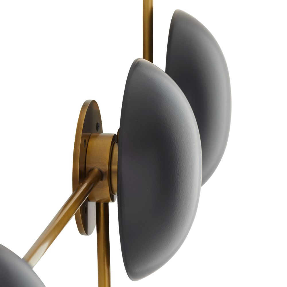 Wall Lighting Solenne Sculptural Sconce - Black