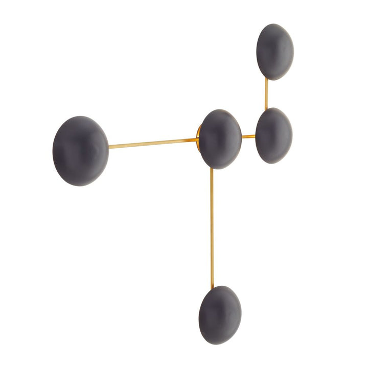 Wall Lighting Solenne Sculptural Sconce - Black