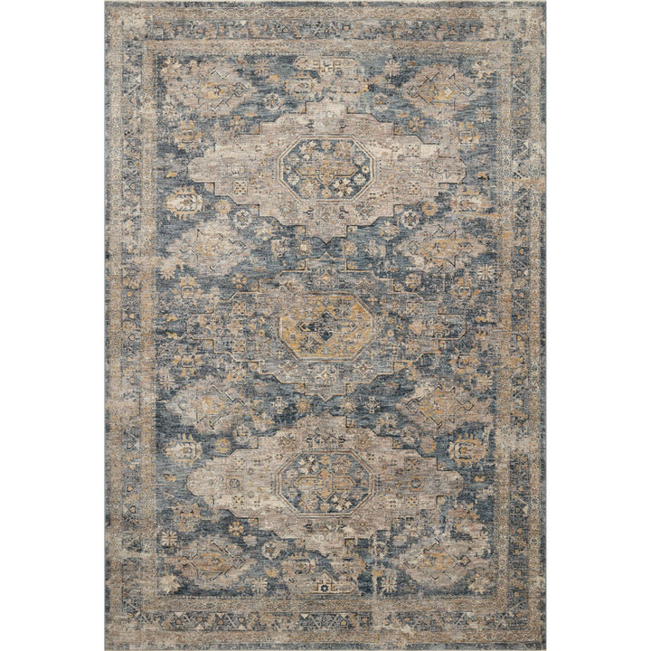 Loloi Gaia Denim / Taupe 4'-0" x 5'-7" Accent Rug