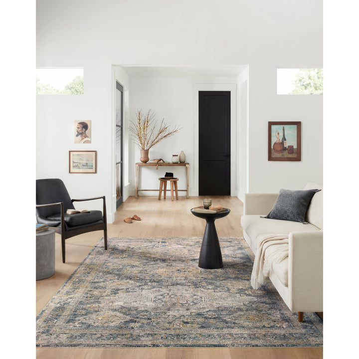 Loloi Gaia Denim / Taupe 4'-0" x 5'-7" Accent Rug