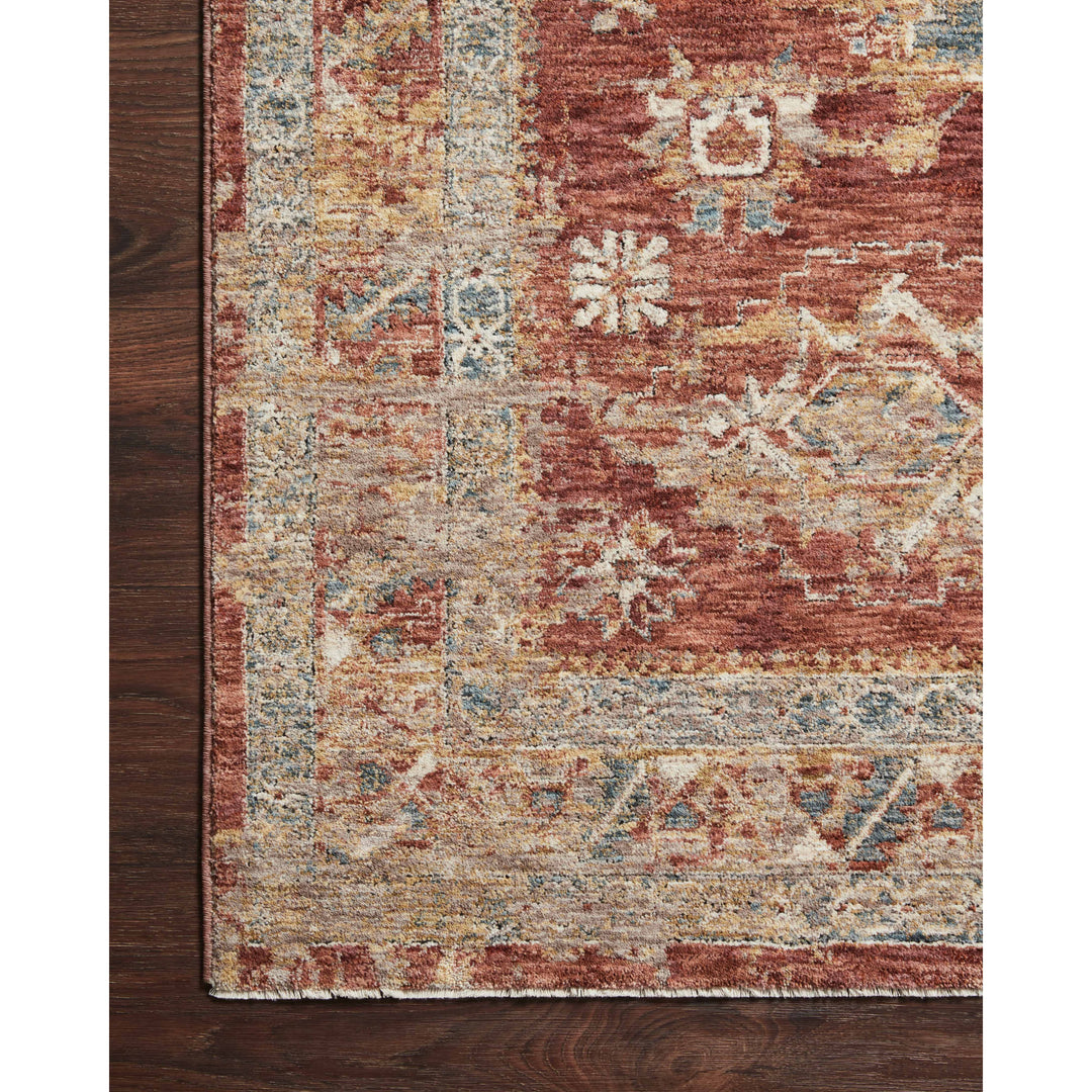 Loloi Gaia Gold / Brick 7'-10" x 10'-2" Area Rug