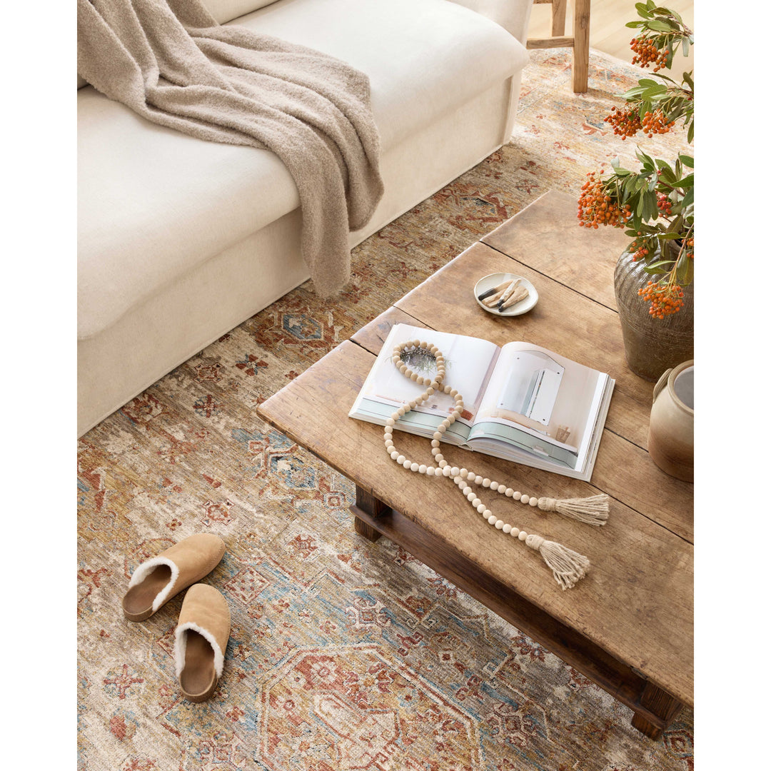 Loloi Gaia Gold / Taupe 5' x 7'-8" Area Rug