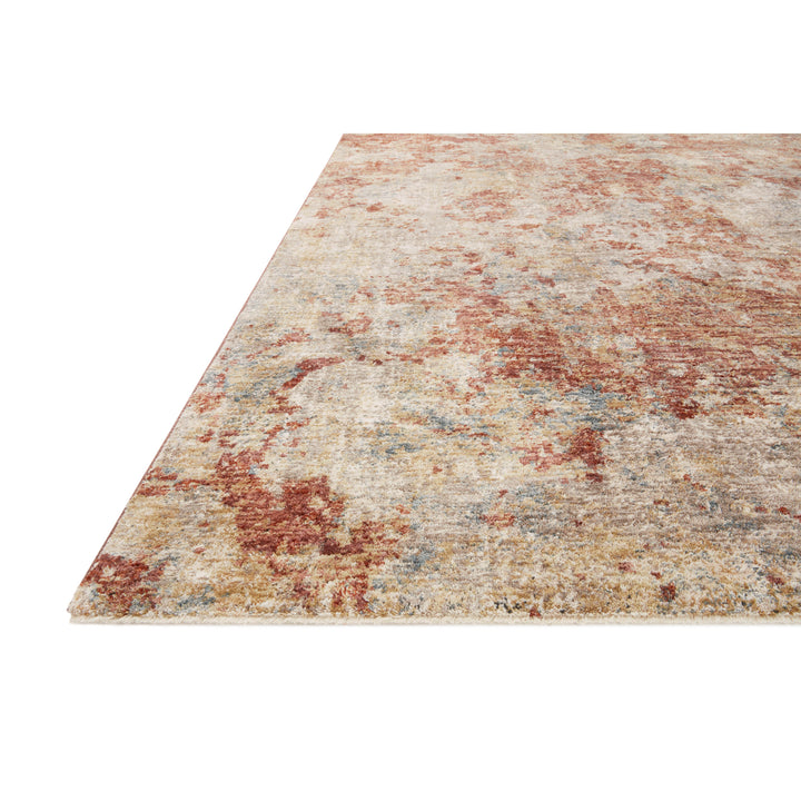 Loloi Gaia Taupe / Brick 2'-6" x 10'-0" Runner Rug