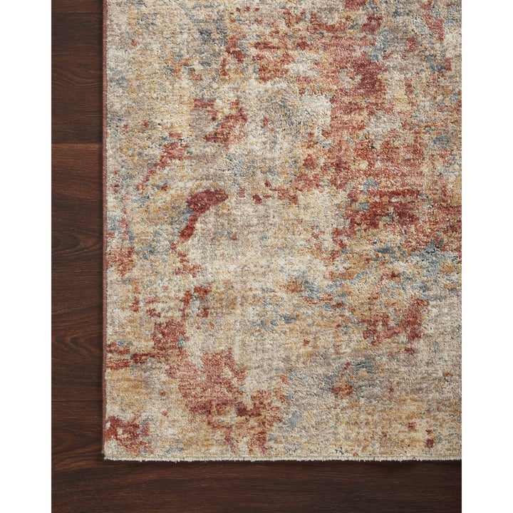 Loloi Gaia Taupe / Brick 2'-0" x 3'-0" Accent Rug