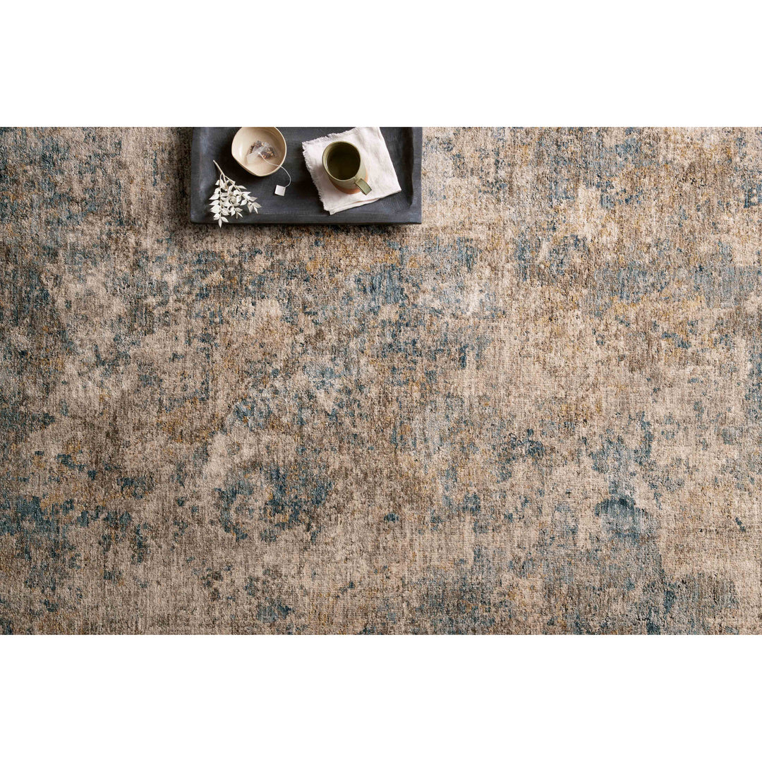 Loloi Gaia Taupe / Denim 5' x 7'-8" Area Rug