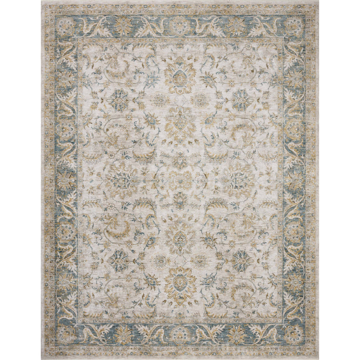 Loloi Gaia Natural / Ocean 2'-6" x 8'-0" Runner Rug