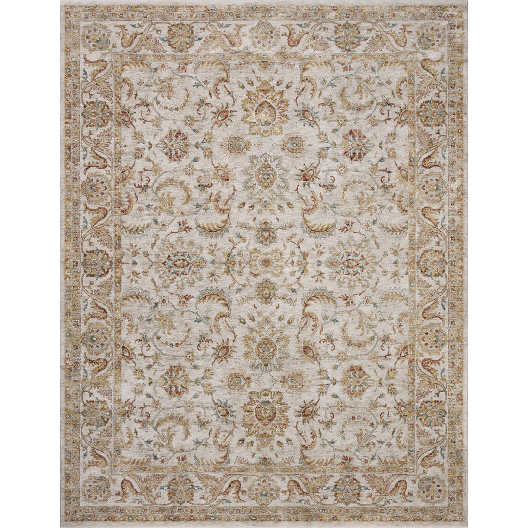 Loloi Gaia Natural / Sunset 4'-0" x 5'-7" Accent Rug