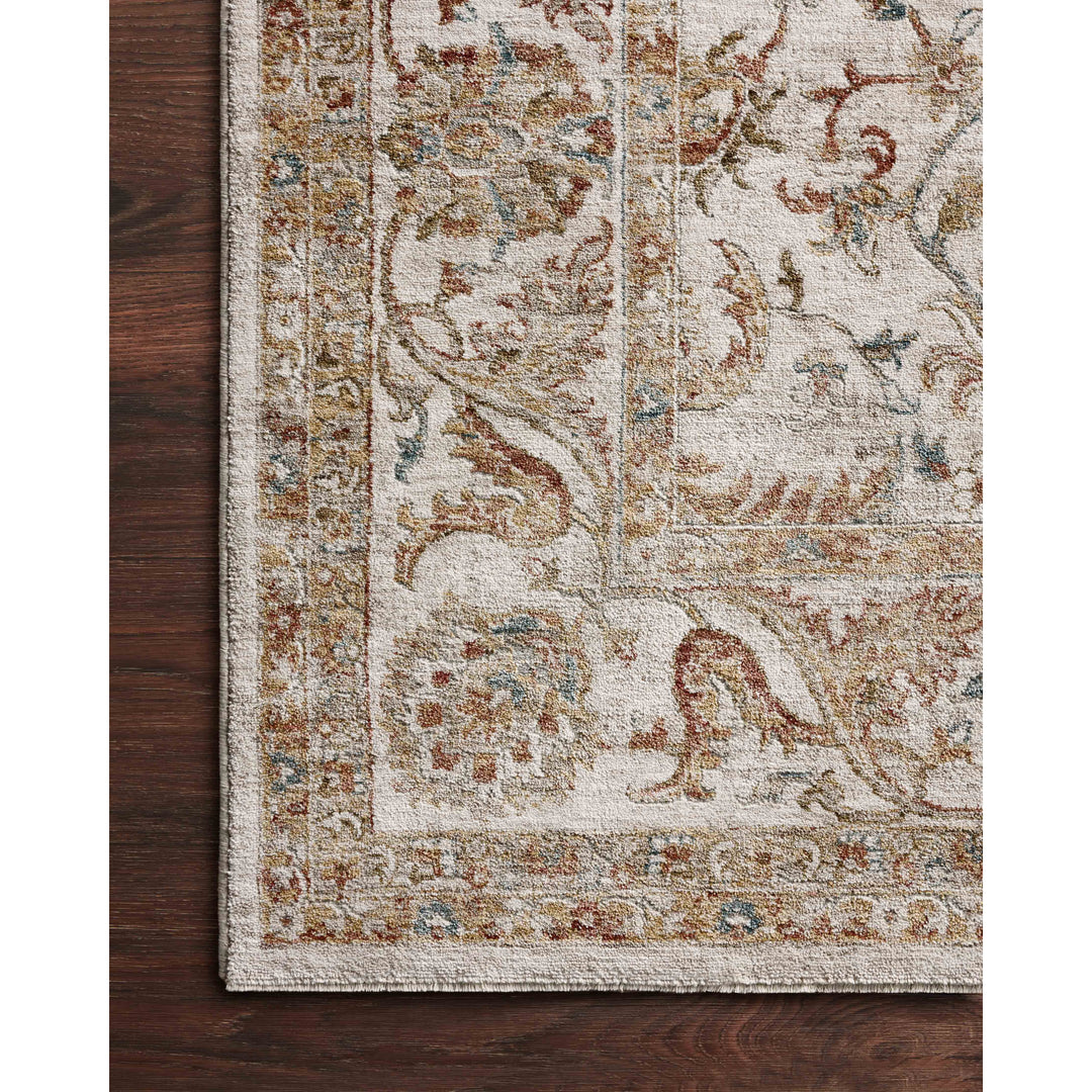 Loloi Gaia Natural / Sunset 4'-0" x 5'-7" Accent Rug