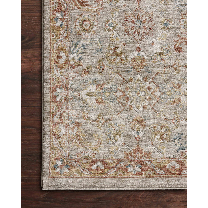 Loloi Gaia Natural / Multi 18" x 18" Sample Rug