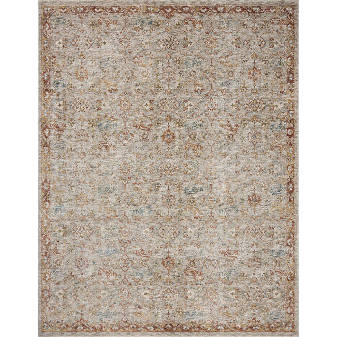 Loloi Gaia Natural / Multi 18" x 18" Sample Rug