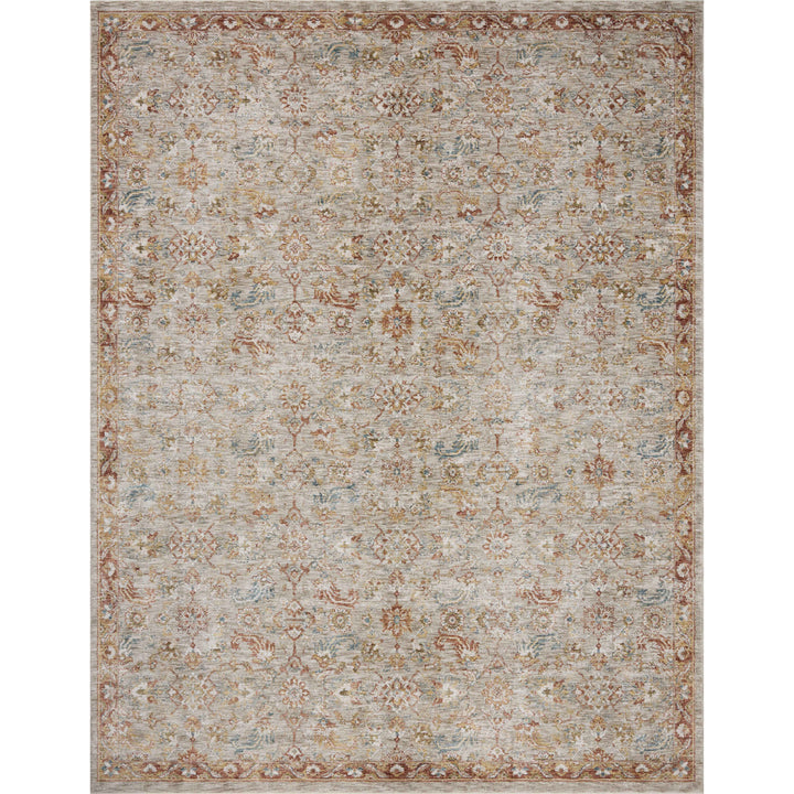 Loloi Gaia Natural / Multi 18" x 18" Sample Rug