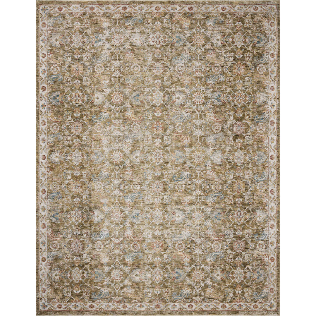 Loloi Gaia Olive / Multi 4'-0" x 5'-7" Accent Rug