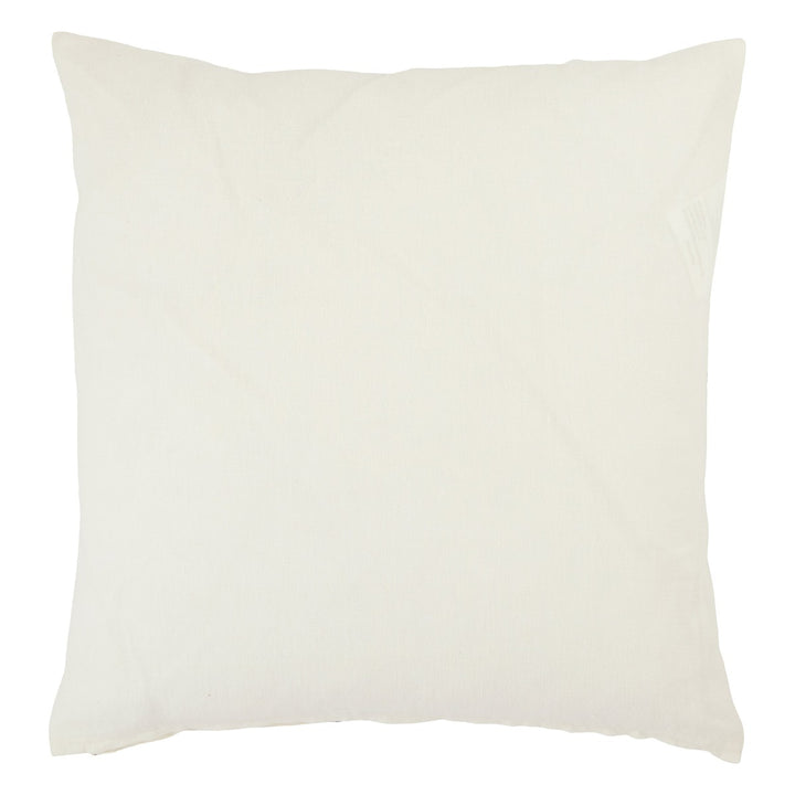 Vibe by Jaipur Living Pembroke Striped White/ Gray Poly Fill Pillow (20" Square)