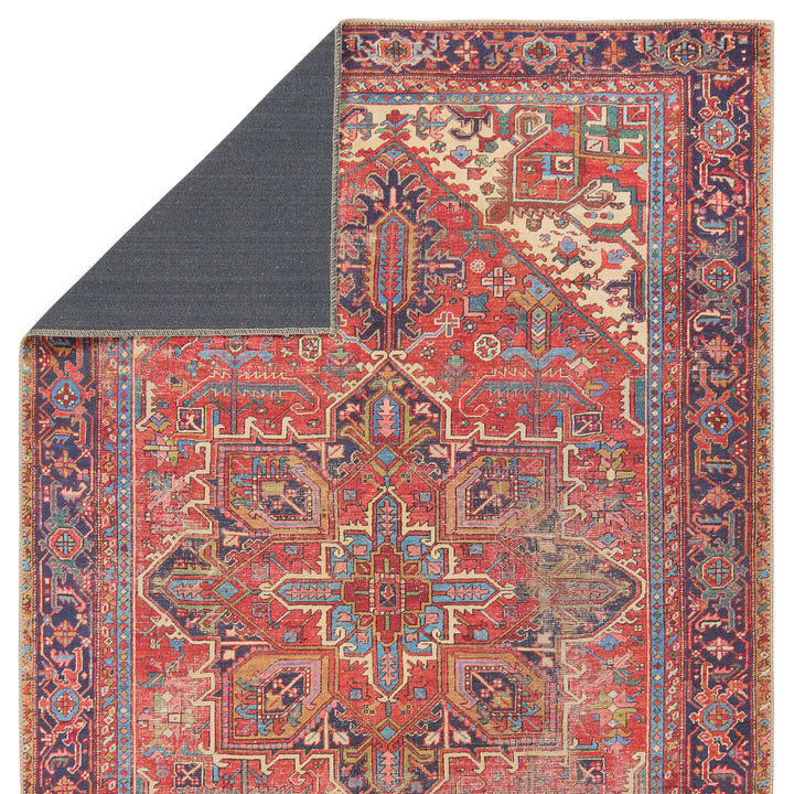 Vibe by Jaipur Living Lucinda Medallion Red/Blue Runner Rug (3'X8')