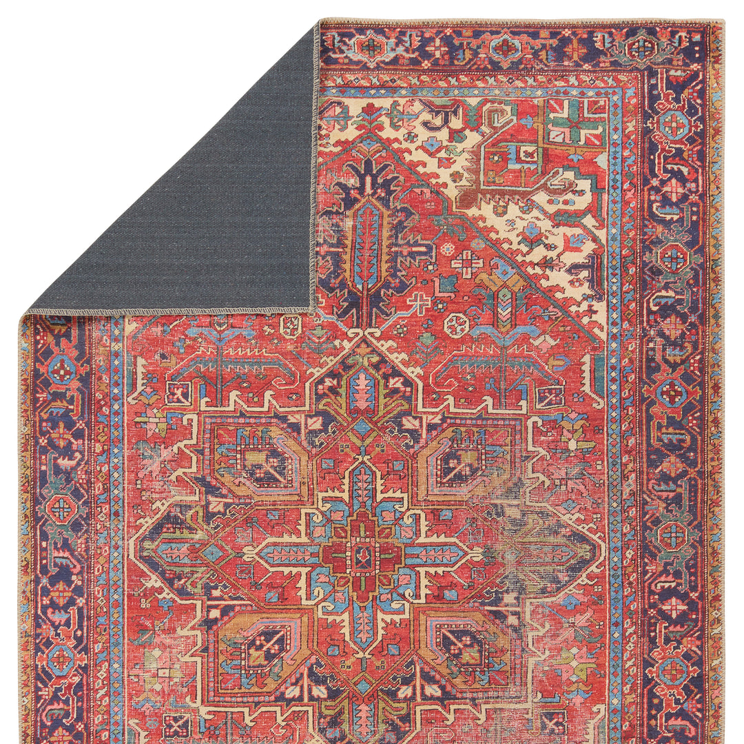 Vibe by Jaipur Living Lucinda Medallion Red/Blue Area Rug (4'X6')