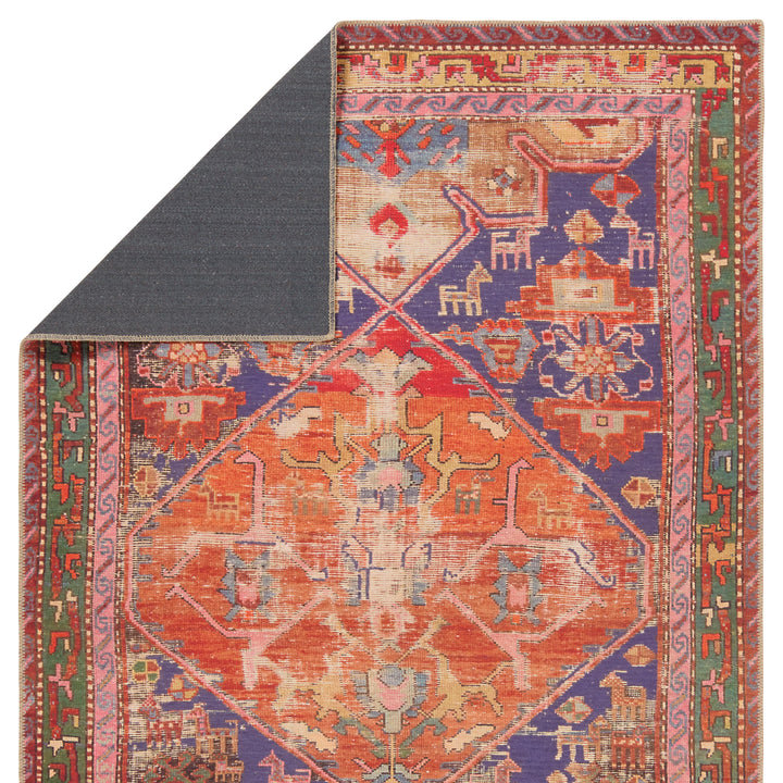 Vibe by Jaipur Living Sancho Medallion Orange/Purple Area Rug (5'X8')