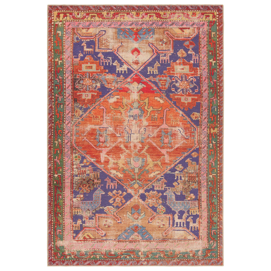 Vibe by Jaipur Living Sancho Medallion Orange/Purple Area Rug (8'X10')