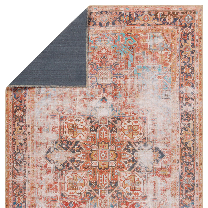 Vibe by Jaipur Living Matias Medallion Rust/Navy Area Rug (4'X6')