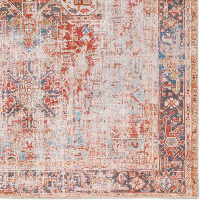 Vibe by Jaipur Living Matias Medallion Rust/Navy Area Rug (4'X6')