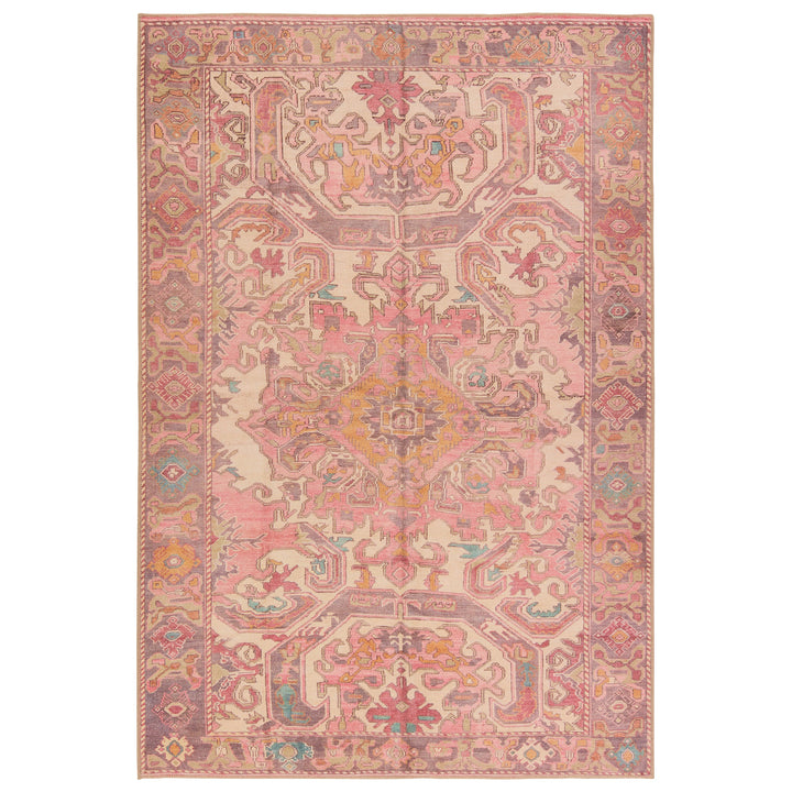 Vibe by Jaipur Living Elanor Medallion Pink/Purple Runner Rug (3'X8')