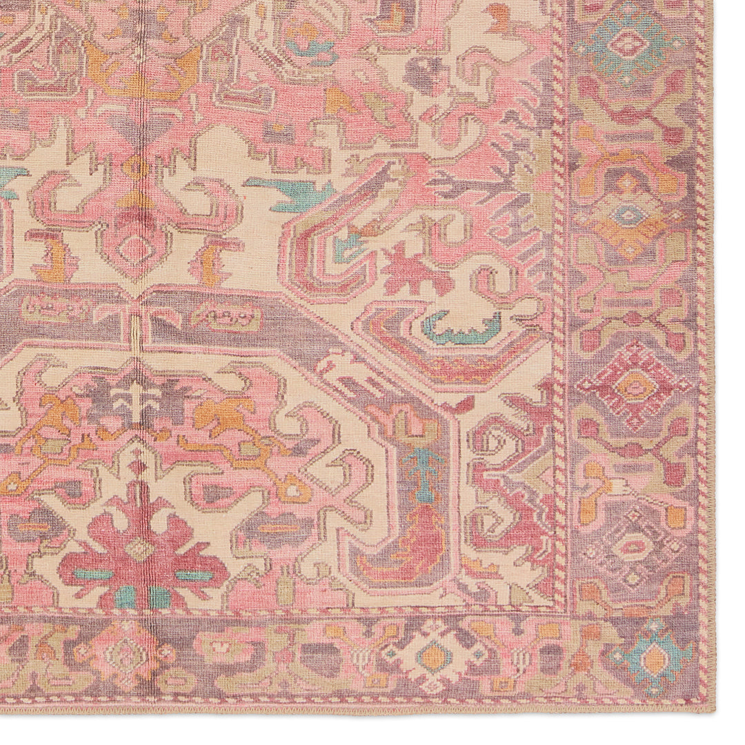 Vibe by Jaipur Living Elanor Medallion Pink/Purple Runner Rug (3'X8')