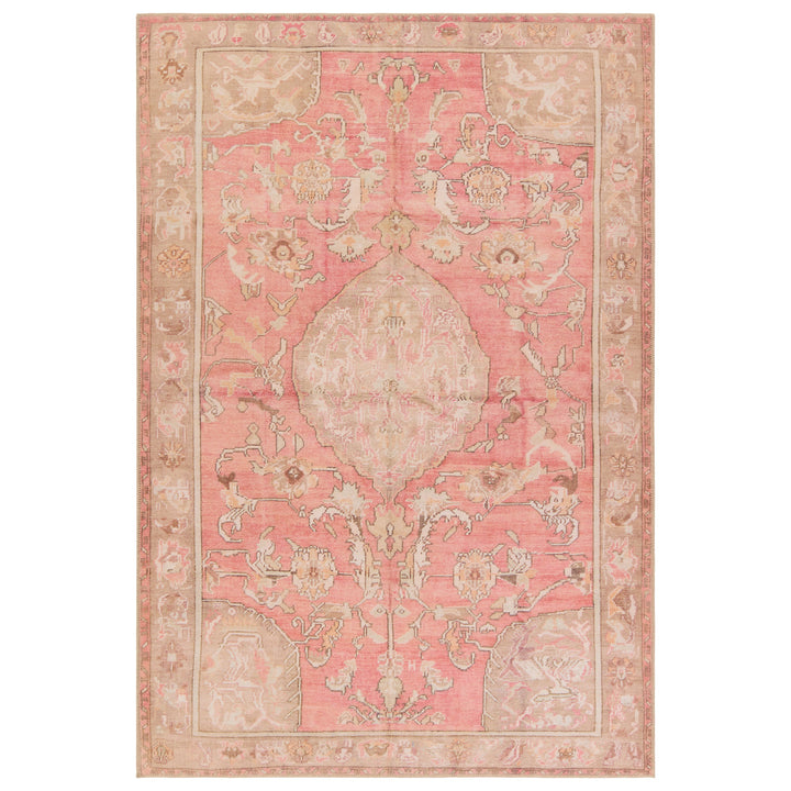 Vibe by Jaipur Living Cheney Medallion Pink/Beige Area Rug (5'X8')