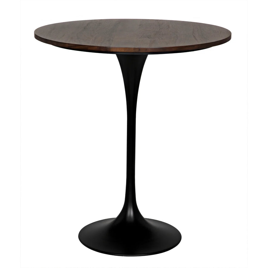 Laredo Bar Table-Noir-NOIR-GBAR005DW-36-Outdoor Bar TablesDark Walnut-1-France and Son