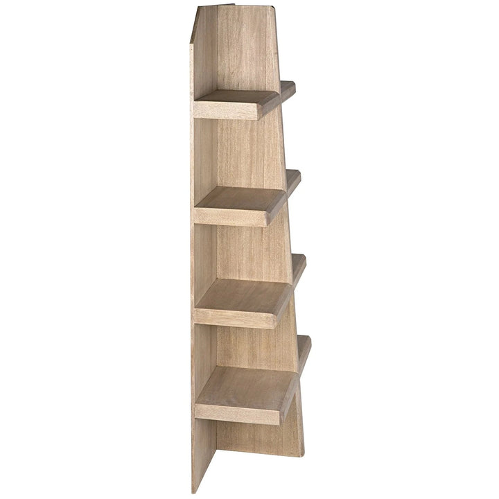 Pearce Bookcase, Washed Walnut