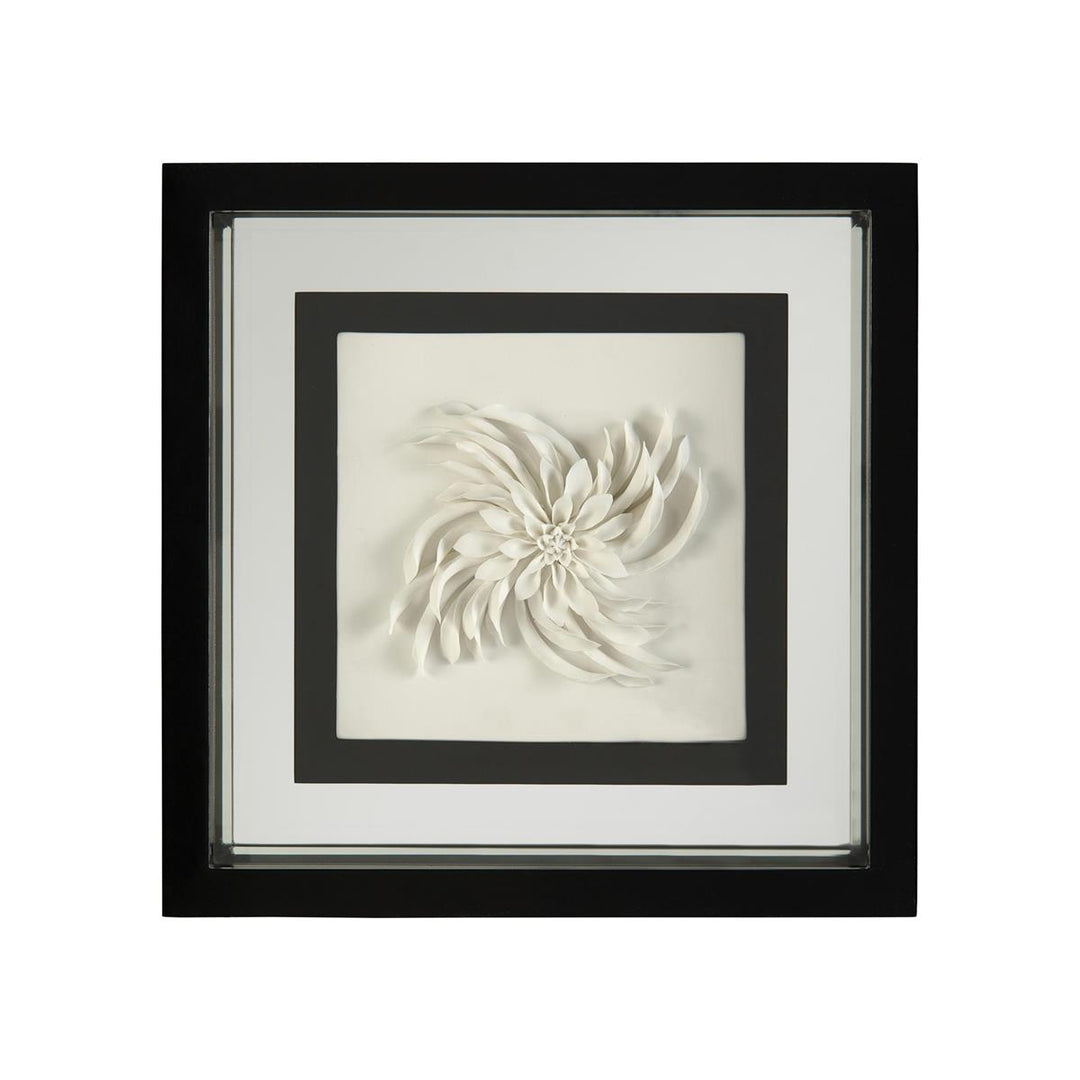 Monochrome Porcelain Flower I - White