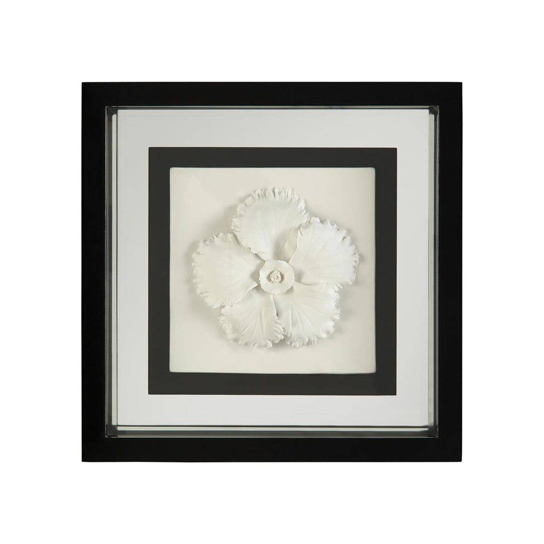 Monochrome Porcelain Flower II - White