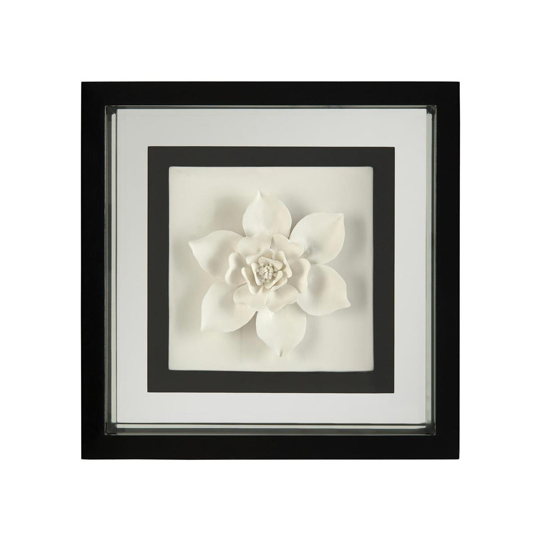 Monochrome Porcelain Flower IV - White