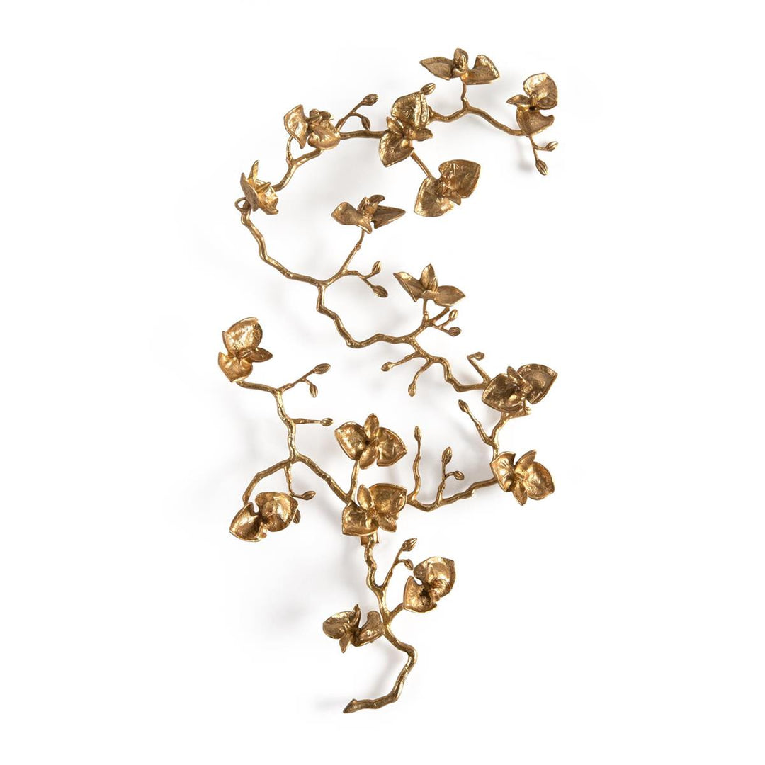 Bronze Orchid Wall Sculpture I