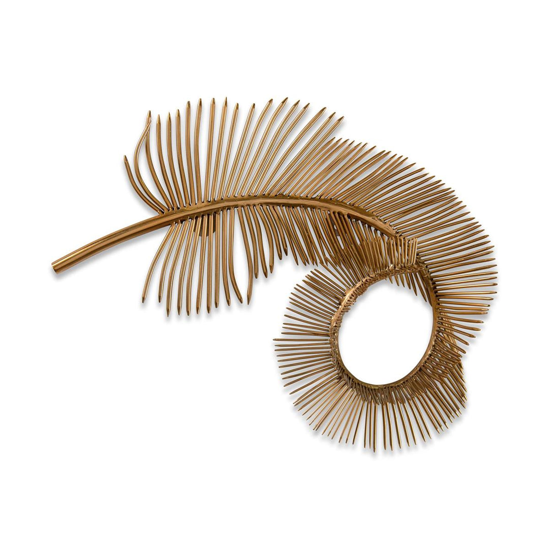 Spiral Brass Plume Ii - Gold,Silver