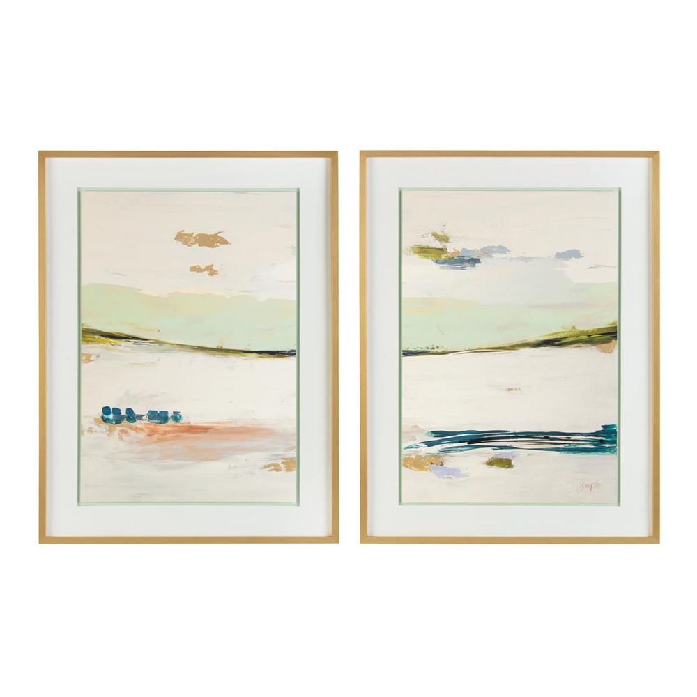 Jennifer Poe's Breath of Fresh Air Diptych