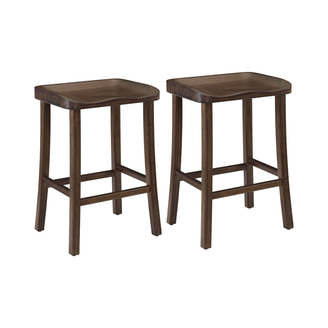 Tulip Counter Height Stool - Black Walnut