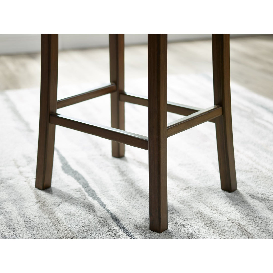 Tulip Counter Height Stool - Black Walnut