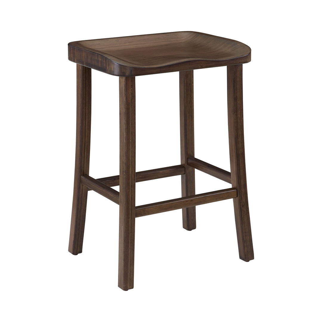 Tulip Counter Height Stool - Black Walnut