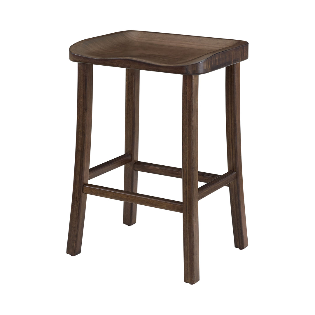 Tulip Counter Height Stool - Black Walnut