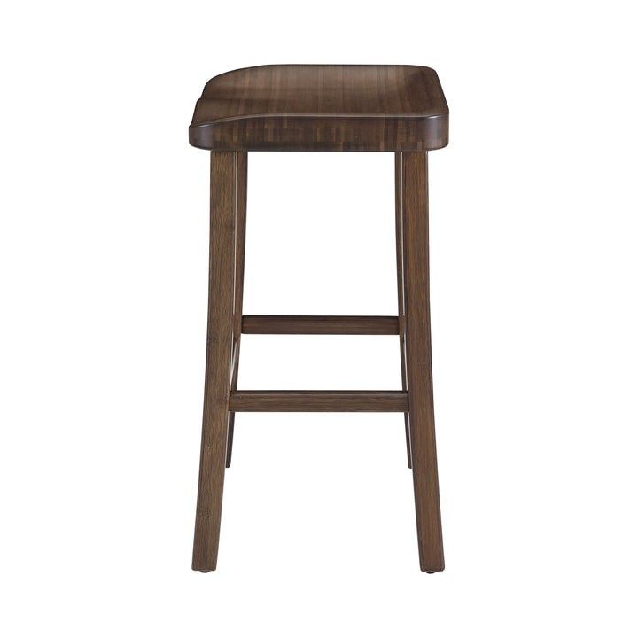 Tulip Counter Height Stool - Black Walnut