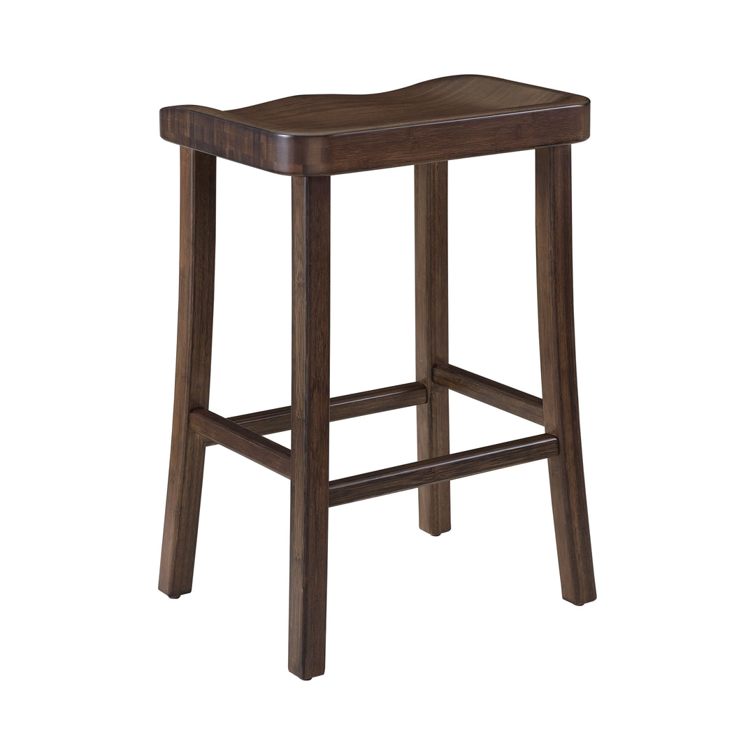 Tulip Counter Height Stool - Black Walnut