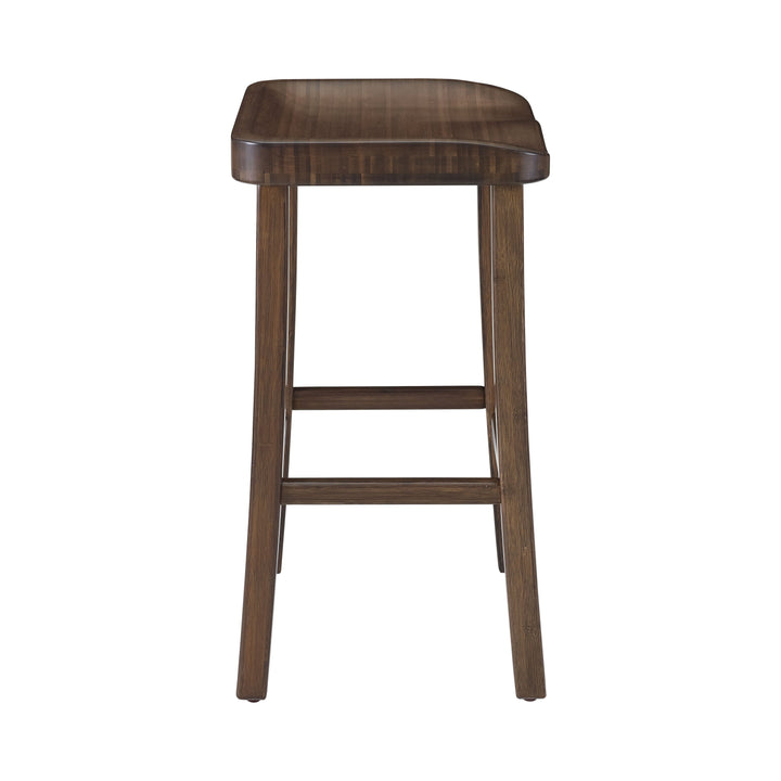 Tulip Counter Height Stool - Black Walnut