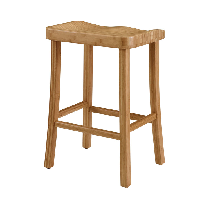 Tulip Bar Height Stool - Caramelized