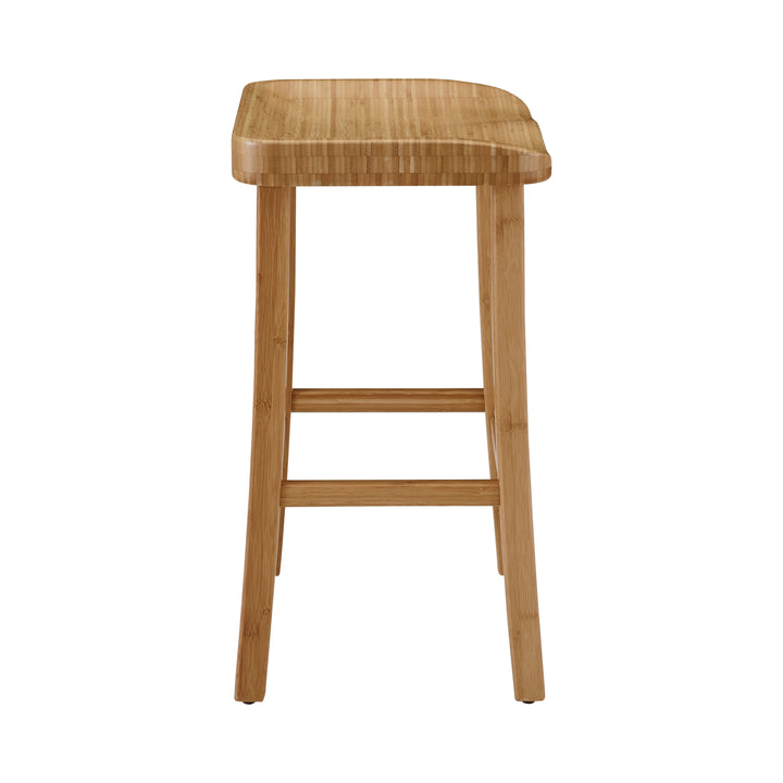 Tulip Bar Height Stool - Caramelized